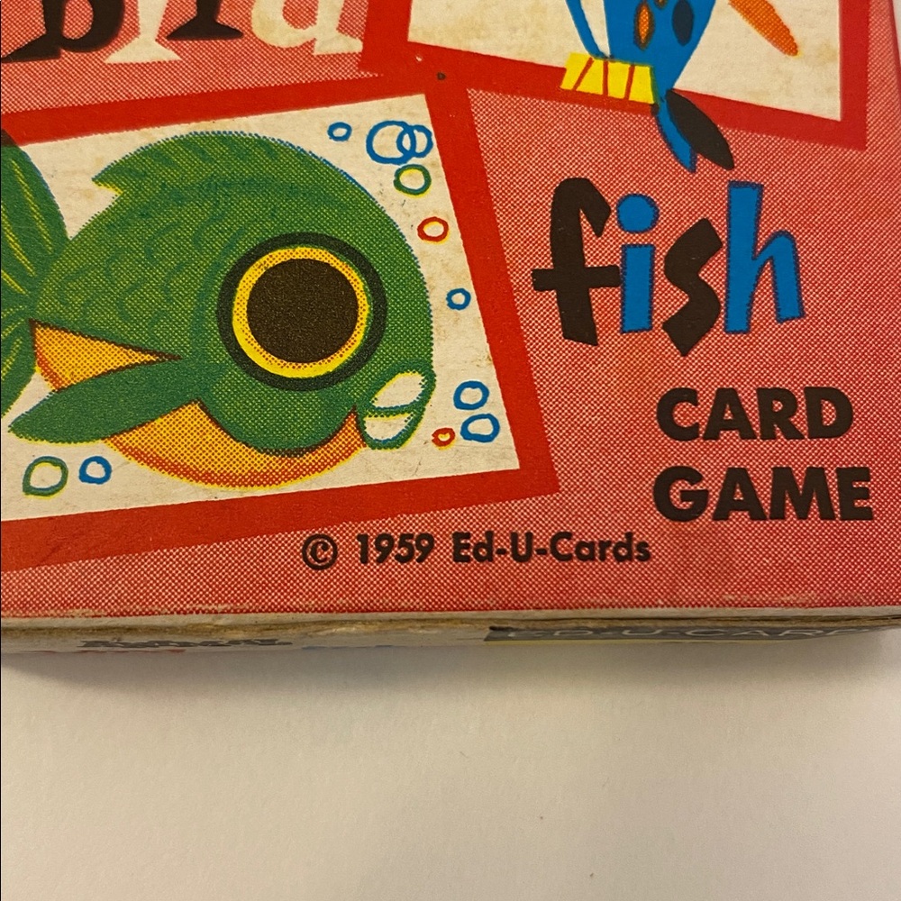 Vintage 1959 Card Game By Ed-U-Cards Bird Fish Animal 33 Cards Read Description - Picture 11 of 13
